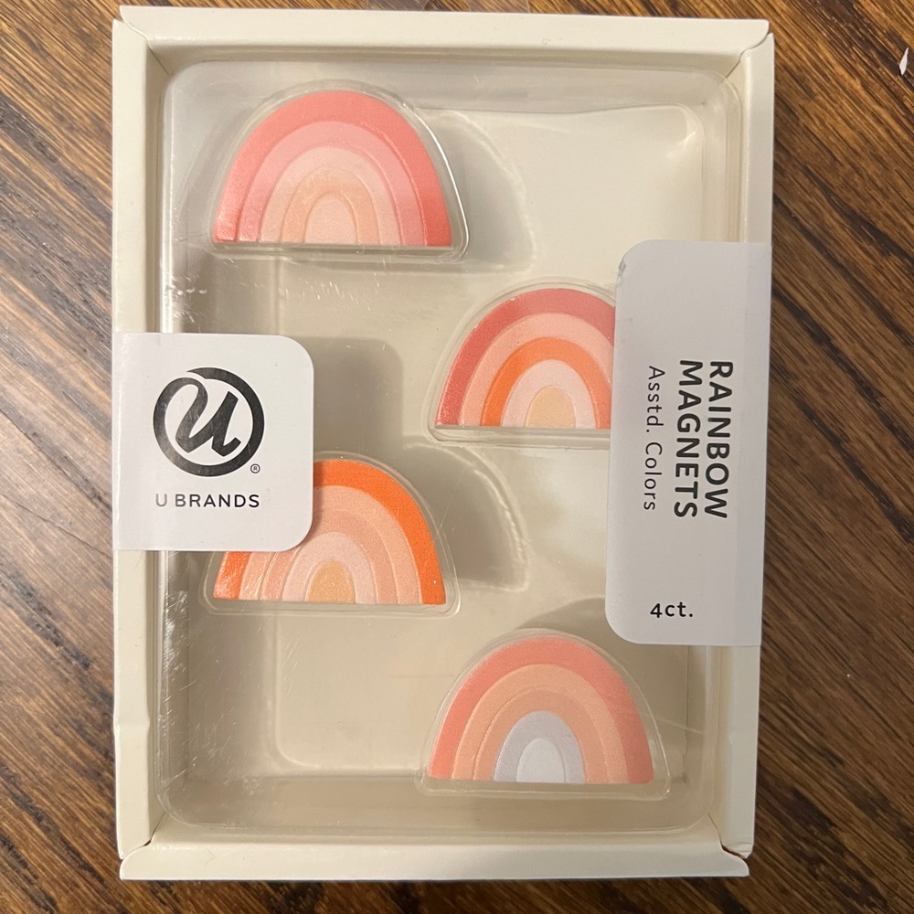 NWT! Rainbow magnets
